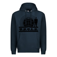 Navy the man from u.n.c.l.e. Premium Hoodie - linhVisuals