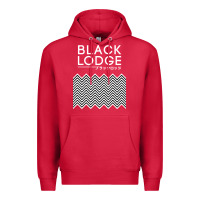 Cardinal twin peaks inspired japanese black lodge Premium Hoodie - linhVisuals
