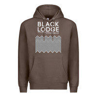 Coffee twin peaks inspired japanese black lodge Premium Hoodie - linhVisuals