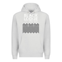 Dove Grey twin peaks inspired japanese black lodge Premium Hoodie - linhVisuals