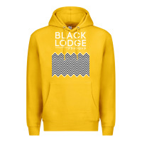 Lemon twin peaks inspired japanese black lodge Premium Hoodie - linhVisuals