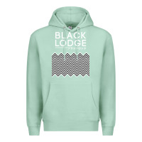 Seafoam twin peaks inspired japanese black lodge Premium Hoodie - linhVisuals