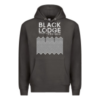 Smoke twin peaks inspired japanese black lodge Premium Hoodie - linhVisuals