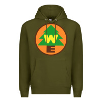 Army Green wilderness explorers Premium Hoodie - linhVisuals