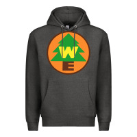 Charcoal Heather wilderness explorers Premium Hoodie - linhVisuals