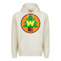 Oatmeal Heather wilderness explorers Premium Hoodie - linhVisuals
