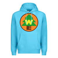 Ocean Blue wilderness explorers Premium Hoodie - linhVisuals