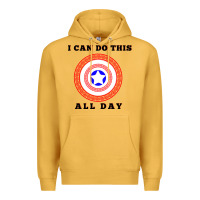 Mustard i can do this all day graphic mens & womens t shirt Premium Hoodie - linhVisuals