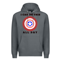 Rock i can do this all day graphic mens & womens t shirt Premium Hoodie - linhVisuals