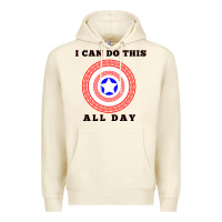 Sandshell i can do this all day graphic mens & womens t shirt Premium Hoodie - linhVisuals
