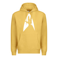 Antique Gold live long and prosper Premium Hoodie - linhVisuals