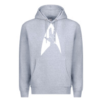 Heather Grey live long and prosper Premium Hoodie - linhVisuals