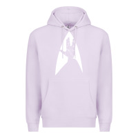 Lilac live long and prosper Premium Hoodie - linhVisuals