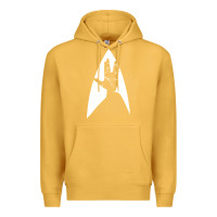 Mustard live long and prosper Premium Hoodie - linhVisuals