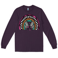 Plum race leopard rainbow Long Sleeve Tee - Artiststas
