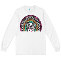 White race leopard rainbow Long Sleeve Tee - Artiststas