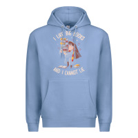 Colony Blue i like big books Premium Hoodie - linhVisuals