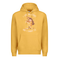Mustard i like big books Premium Hoodie - linhVisuals