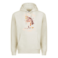Oatmeal Heather i like big books Premium Hoodie - linhVisuals