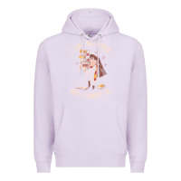 Lilac i like big books Premium Hoodie - linhVisuals