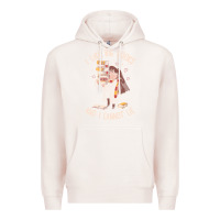 Pale Pink i like big books Premium Hoodie - linhVisuals