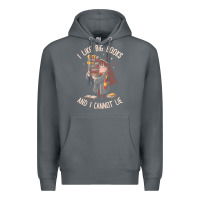 Rock i like big books Premium Hoodie - linhVisuals