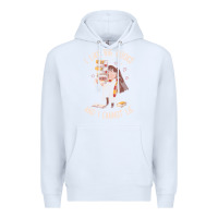 White i like big books Premium Hoodie - linhVisuals