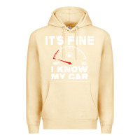 Pina Colada Empty gas gauge it’s fine i know my car low fuel joke Premium Hoodie - linhVisuals