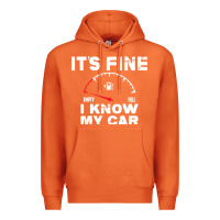 Carrot Empty gas gauge it’s fine i know my car low fuel joke Premium Hoodie - linhVisuals