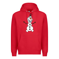 Red olaf Premium Hoodie - linhVisuals