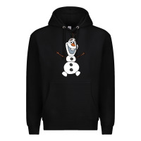 Black olaf Premium Hoodie - linhVisuals