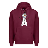 Burgundy olaf Premium Hoodie - linhVisuals