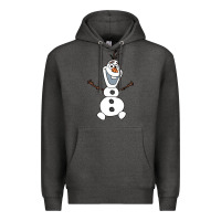 Charcoal Heather olaf Premium Hoodie - linhVisuals