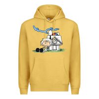 Antique Gold back to the peanuts Premium Hoodie - linhVisuals