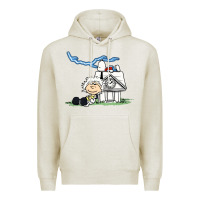 Oatmeal Heather back to the peanuts Premium Hoodie - linhVisuals