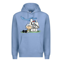 Colony Blue back to the peanuts Premium Hoodie - linhVisuals