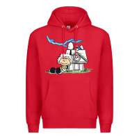 Red back to the peanuts Premium Hoodie - linhVisuals