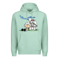 Seafoam back to the peanuts Premium Hoodie - linhVisuals