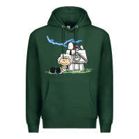 Sports Green back to the peanuts Premium Hoodie - linhVisuals