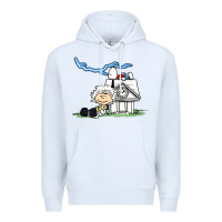 White back to the peanuts Premium Hoodie - linhVisuals