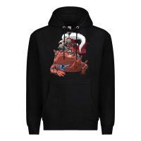 Black jiraiya gamabunta Premium Hoodie - linhVisuals