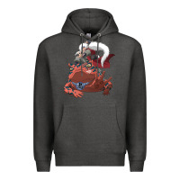 Charcoal Heather jiraiya gamabunta Premium Hoodie - linhVisuals
