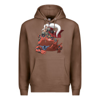 Chestnut jiraiya gamabunta Premium Hoodie - linhVisuals