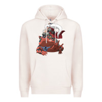 Pale Pink jiraiya gamabunta Premium Hoodie - linhVisuals