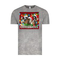 Merry Christmas  With Goats Vintage Tee | Teevron