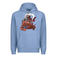 Colony Blue jiraiya gamabunta Premium Hoodie - linhVisuals