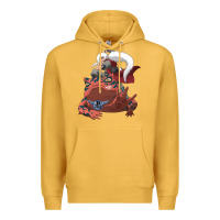 Mustard jiraiya gamabunta Premium Hoodie - linhVisuals
