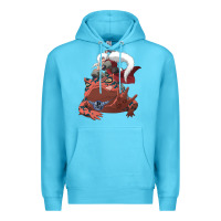 Ocean Blue jiraiya gamabunta Premium Hoodie - linhVisuals