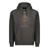Charcoal Heather eldenring Premium Hoodie - linhVisuals