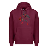 Burgundy eldenring Premium Hoodie - linhVisuals